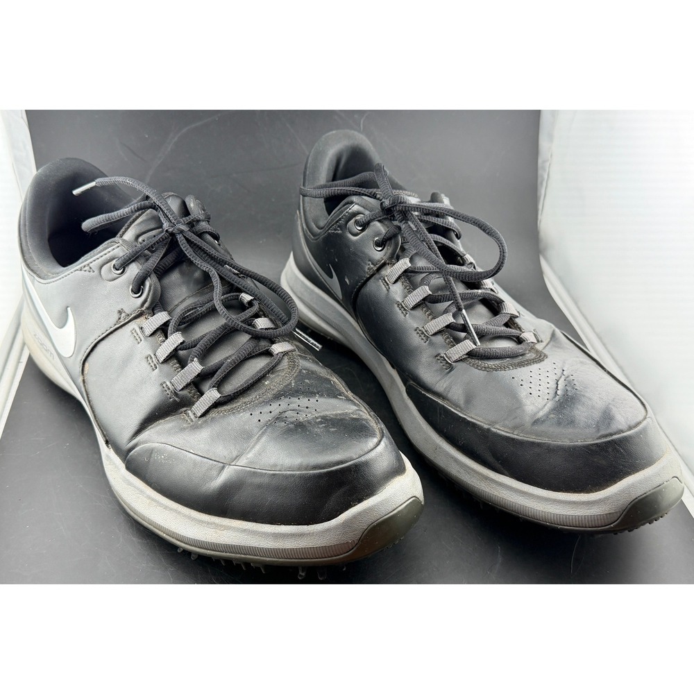 Nike Zoom Precision-Golf Shoes, Black Metallic Silver, 909723-003, Mens 13
